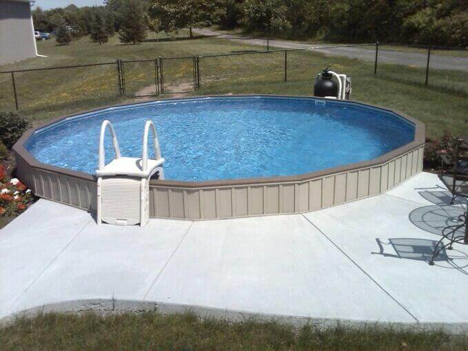 Above Ground Pool Safety Pettis Pools, Can You Put Concrete Around An Above Ground Pool