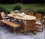 Kingsley-Bate: Nantucket 10 Seat Dining Set Kingsley-Bate: Nantucket 10 Seat Dining Set