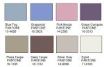 Some sample colors in the 2012 palette Some sample colors in the 2012 palette