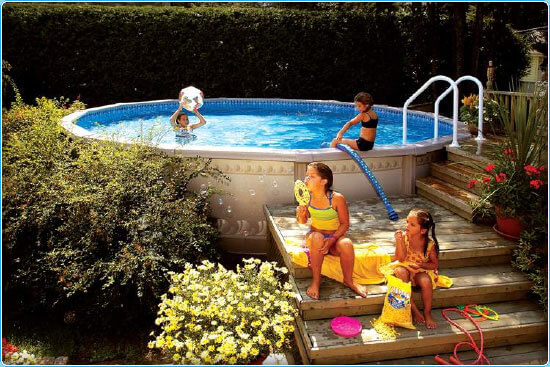 Trevi Above Ground Pools are just one type we carry at Pettis Pools & Patio.