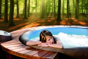 Hot tub yoga