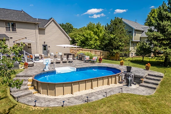 Ultimate Semi-Inground Pool
